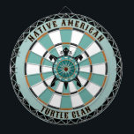 Native American Turtle Dartbord<br><div class="desc">De Native American Turtle Dartboard is volledig aanpasbaar,  en een geweldig cadeau idee voor vrienden,  familie of de perfecte aanvulling op uw speelkamer. Ontworpen door Norman R.</div>