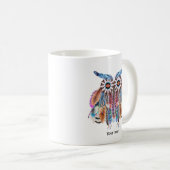 Native American Uil Droomvanger Koffiemok (Voorkant rechts)