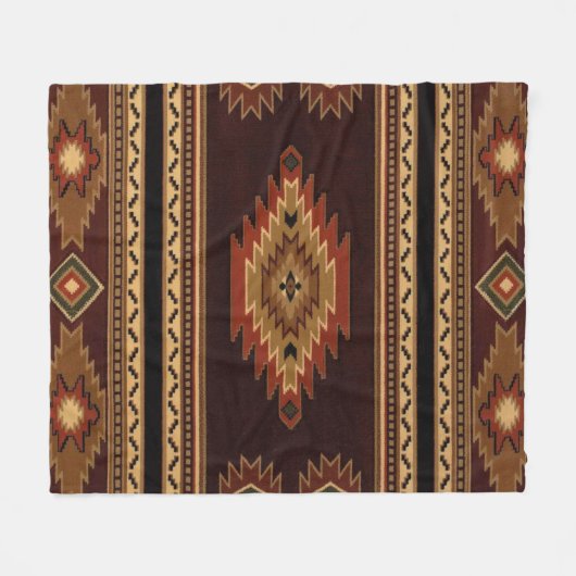 Native American United Weavers Fleece Deken (Voorkant (Horizontaal))
