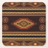 Native American United Wevers Kartonnen Onderzetters (Voorkant)