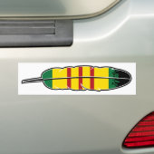 Native American Vietnam Veteran Bumpersticker (Op auto)