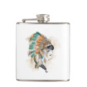 Native American Vinyl Wrapped Flask Heupfles (Voorkant)