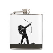 Native American Vinyl Wrapped Flask Heupfles (Voorkant)