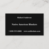 Native American Visitekaartjes (Achterkant)