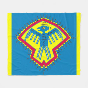 Native American-vogelsymbool Fleece Deken
