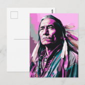 Native American Wall Art Briefkaart (Voorkant / Achterkant)