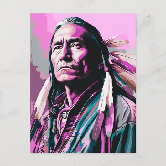 Native American Wall Art Briefkaart (Voorkant)
