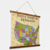 Native American Wall Hangend Wandkleed (Gebogen)