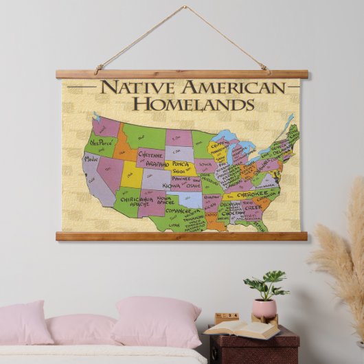 Native American Wall Hangend Wandkleed (Slaapkamer)