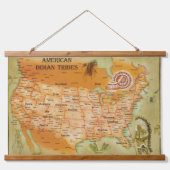 Native American Wall Hangend Wandkleed (Voorkant)