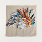 Native American Wandkleed (Voorkant (horizontaal))