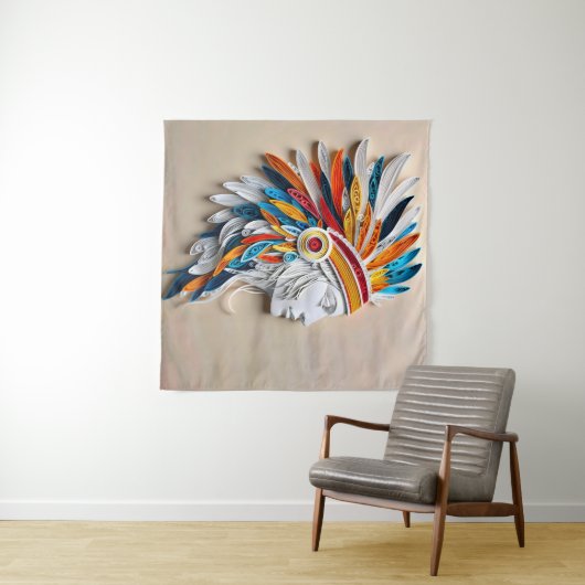 Native American Wandkleed (In Situ (horizontaal))