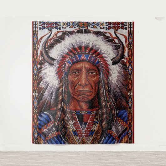 Native American Wandkleed (Voorkant)