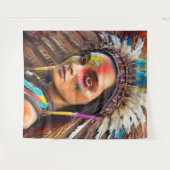 Native American Wandkleed (Voorkant (horizontaal))