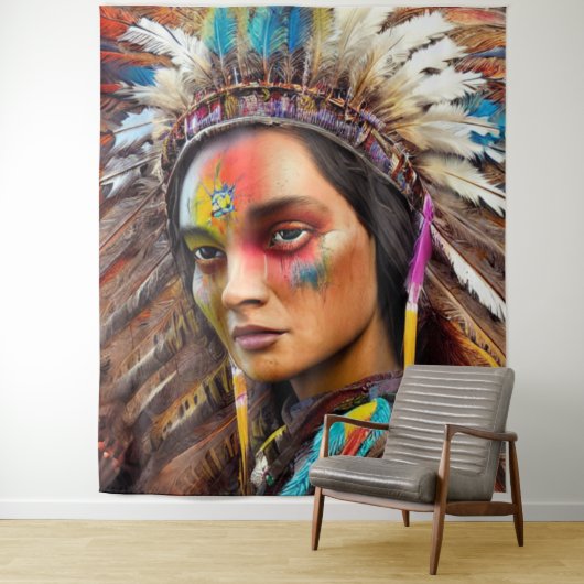 Native American Wandkleed (In situ)