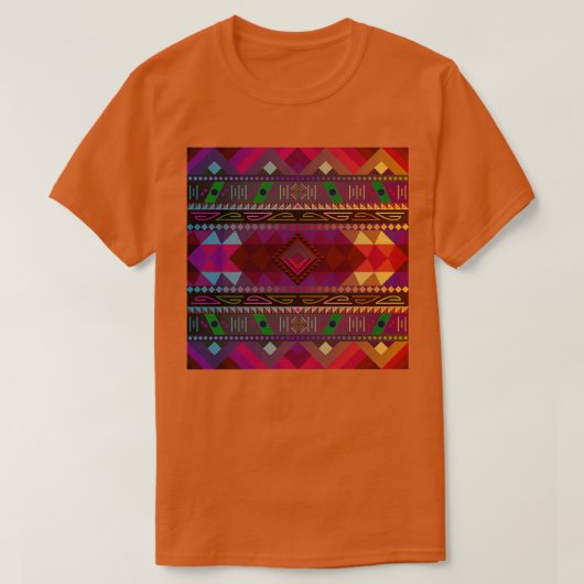 Native American Warm mix met Pattern Desi T-shirt (Design voorkant)