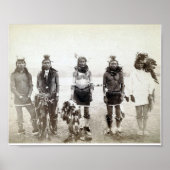  Native American Warrior Group Poster (Voorkant)