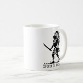 Native American Warrior Koffiemok (Voorkant rechts)
