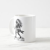 Native American Warrior Koffiemok (Voorkant links)