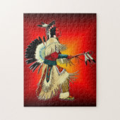 Native American Warrior Legpuzzel (Verticaal)
