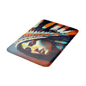 Native American Warrior Princess Badmat (Gekanteld)