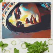 Native American Warrior Princess Theedoek (Gevouwen)
