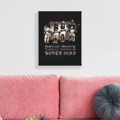 Native American Warriors Apache Tribe Geschiedenis Canvas Afdruk (Insitu (Woonkamer))