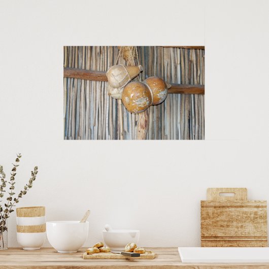 Native American Water Jugs Poster (Keuken)