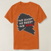 Native American we bestaan we verzetten ons tegen  T-shirt (Design voorkant)