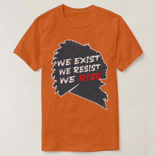 Native American we bestaan we verzetten ons tegen  T-shirt (Design voorkant)