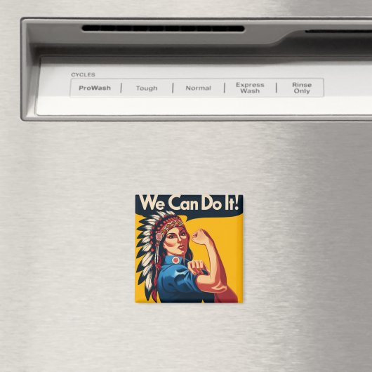 Native American, we kunnen het met een magneet doe (Insitu (Vaatwasser))