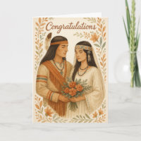 Native American Wedding Gefeliciteerd
