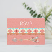 Native American Wedding RSVP (Staand voorkant)