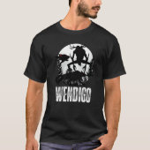 Native American Wendigo Monster Skinwalker Evils H T-shirt (Voorkant)