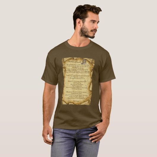 Native American Wisdom Chief Tecumseh T-shirt (Voorkant volledig)