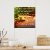Native American Wisdom Quotes Poster (Keuken)
