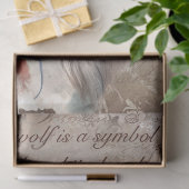 Native American Wolf Tissuepapier (Geschenk)