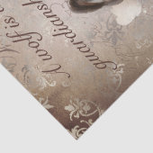 Native American Wolf Tissuepapier (Detail)