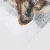 Native American Wolf Tissuepapier (Detail)