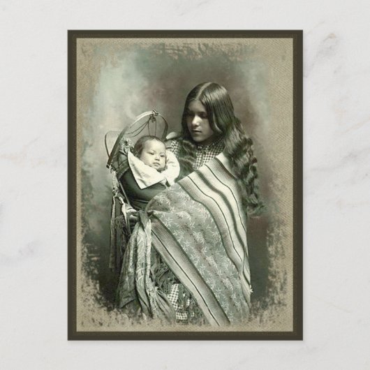 Native American Woman - Briefkaart (Voorkant)