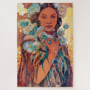 Native American Woman, Mucha Legpuzzel