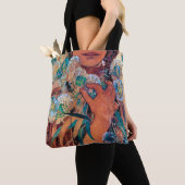 Native American Woman, Mucha Tote Bag (Dichtbij)