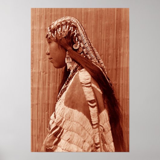 Native American Woman Poster (Voorkant)
