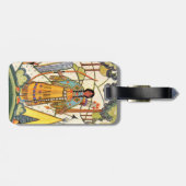  Native American Woman Village Forest Bagagelabel (Achterkant horizontaal)