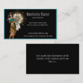 Native American Woman w/Decoration Visitekaartjes (Voorkant / Achterkant)