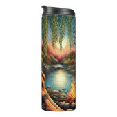 Native American Woman Watch beroemd gemaakt door D Thermosbeker (Geroteerd rechts)