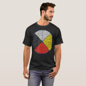 Native American Words of the Medicine Wheel T-shirt (Voorkant volledig)