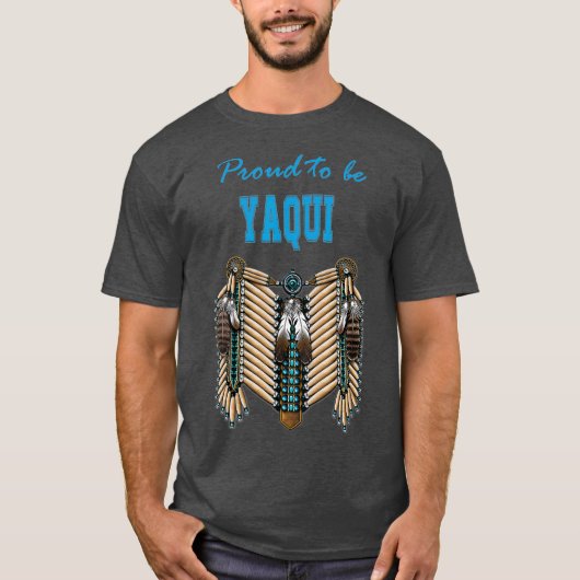 Native American Yaqui Breastplate T-shirt (Voorkant)