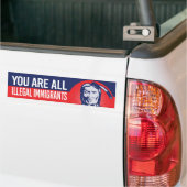 Native American - You are all illegal immigrant - Bumpersticker (Op Truck)