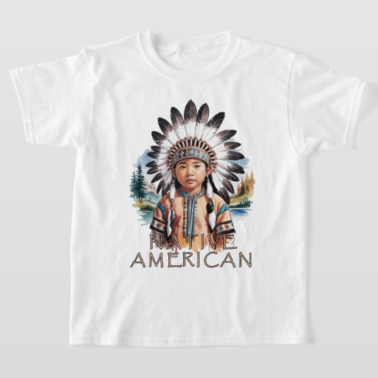 Native American Young Chief T-shirt (Laagn)